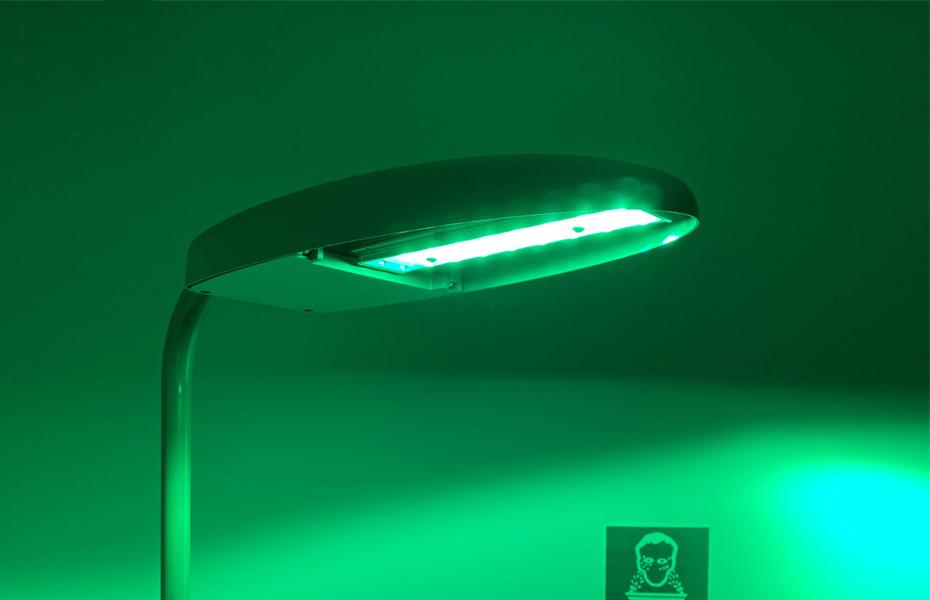 Mako-Green-Eyewash-LED-Emergency-Lights Mako Green Eyewash LED Emergency Lights
